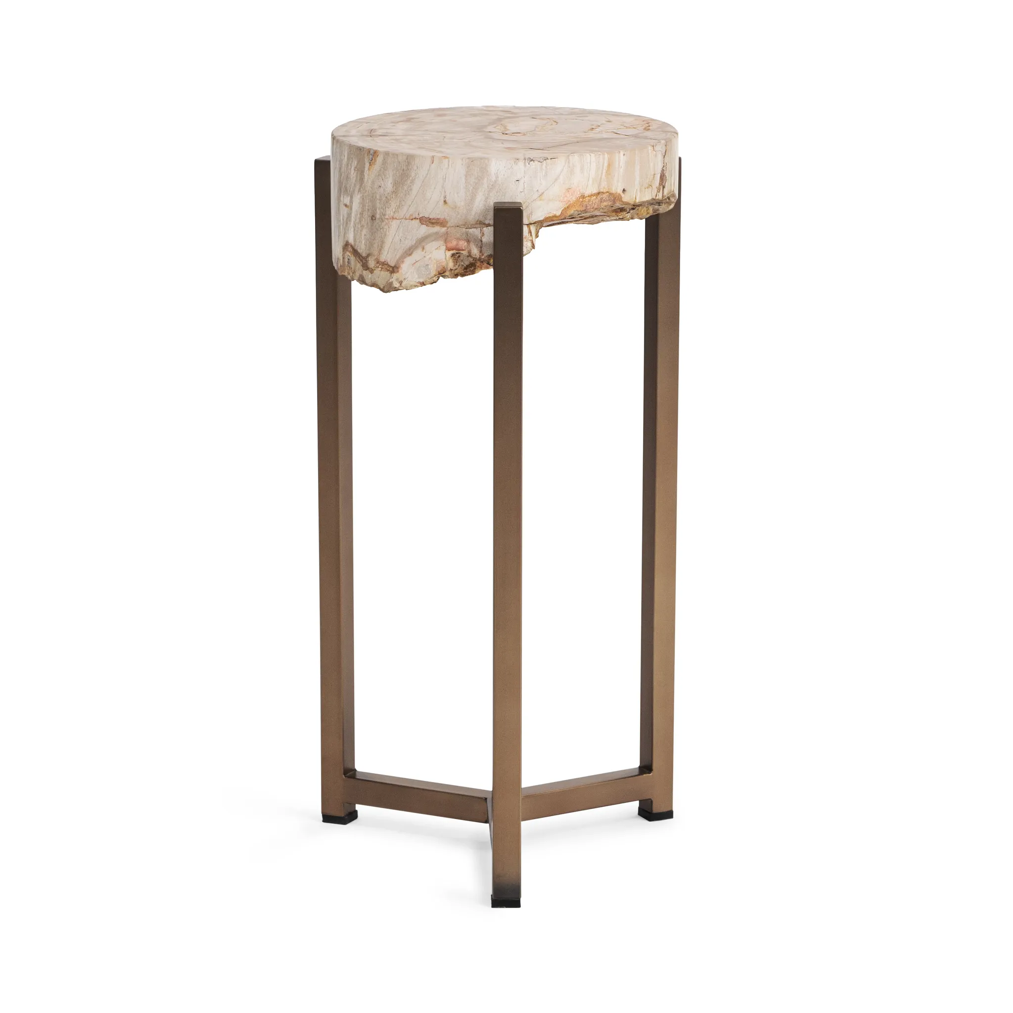 Reef Light Tone Small Round Accent Table