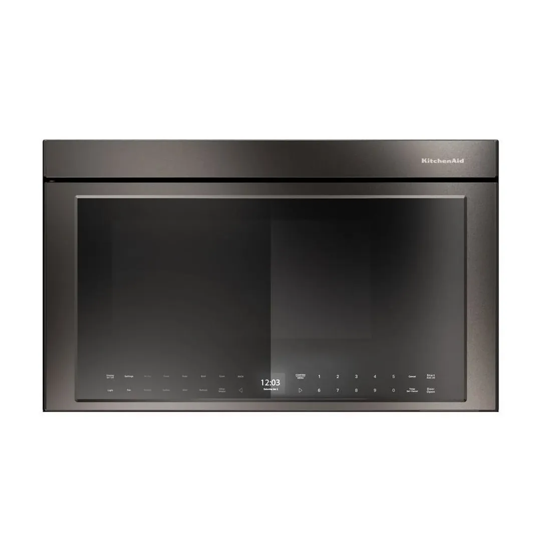 Kitchenaid 730 Series Black Over-the-range Microwave