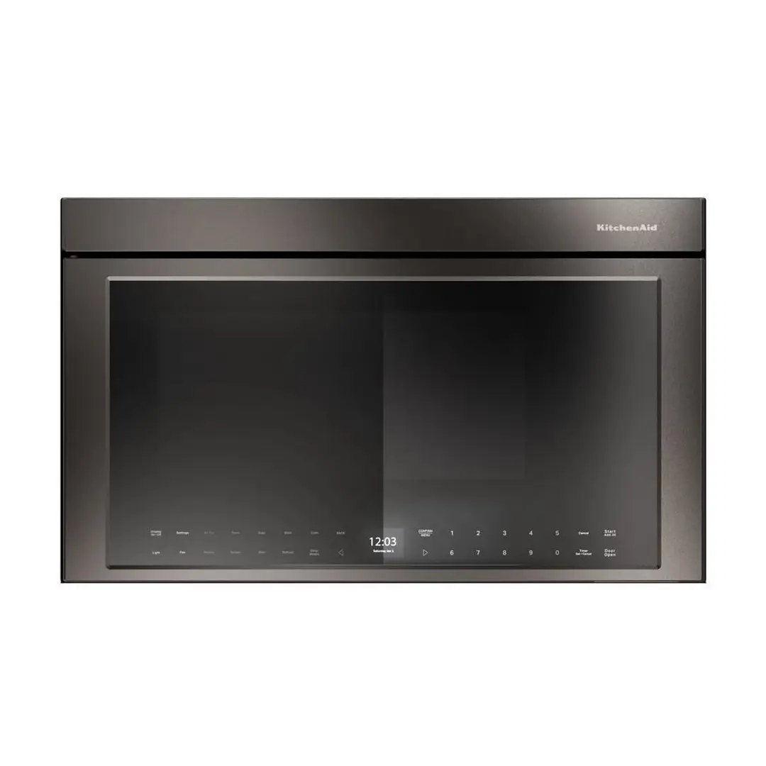 Kitchenaid 730 Series Black Over-the-range Microwave Kitchenaid 730 Series Black Over-the-range Microwave