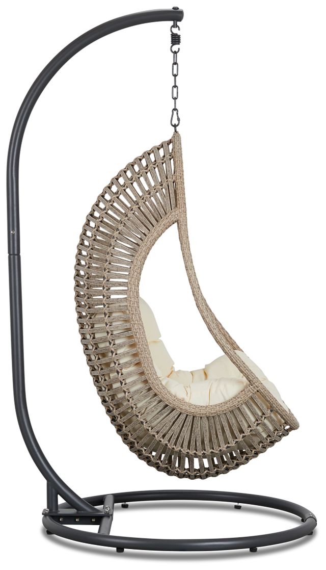 Cali Light Beige Hanging Chair (3)