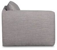 Serena Gray Fabric Left Chair