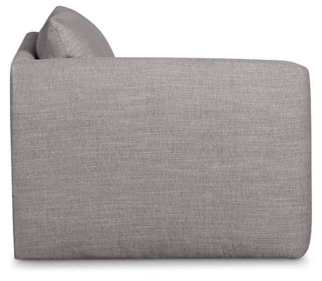 Serena Gray Fabric Left Chair