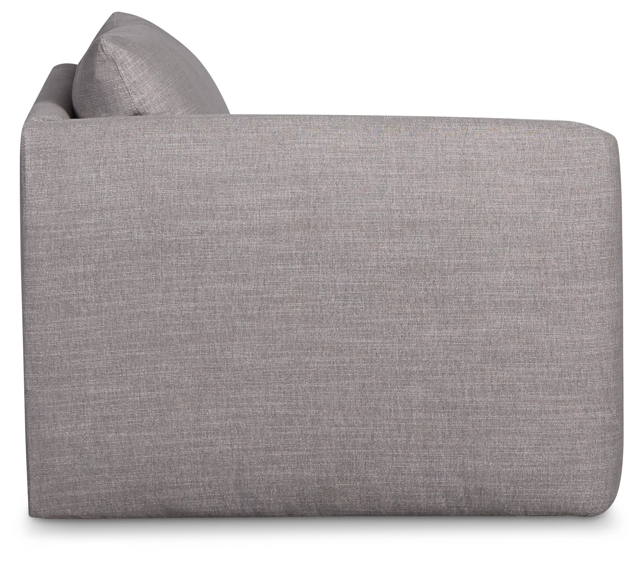 Serena Gray Fabric Left Chair