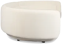 Presley White Fabric 3-piece Modular Sectional