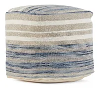 Frio Light Beige Accent Pouf