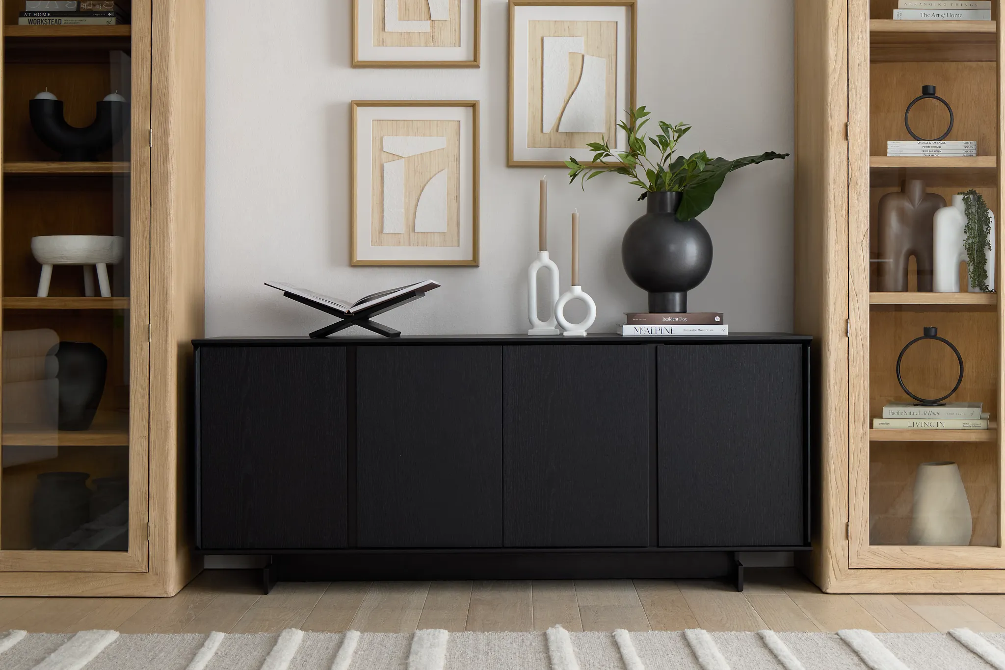 Nomad Black Rect Buffet