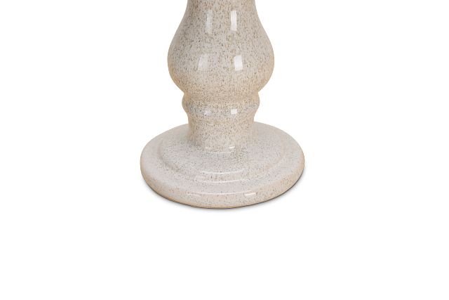 Eme White Small Candle Holder