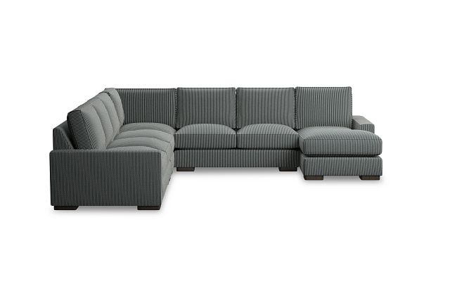 Edgewater Lucy Navy Large Right Chaise Sectional