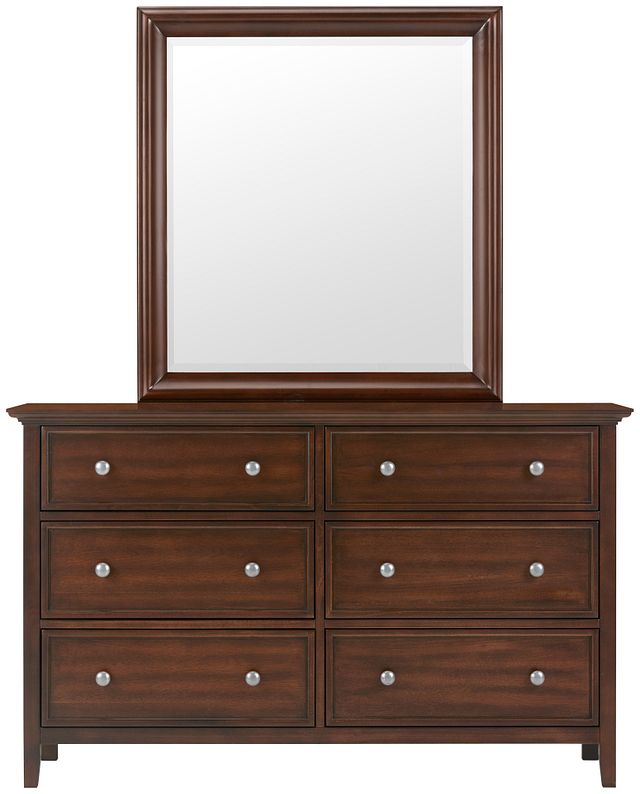 Spencer Mid Tone Dresser & Mirror