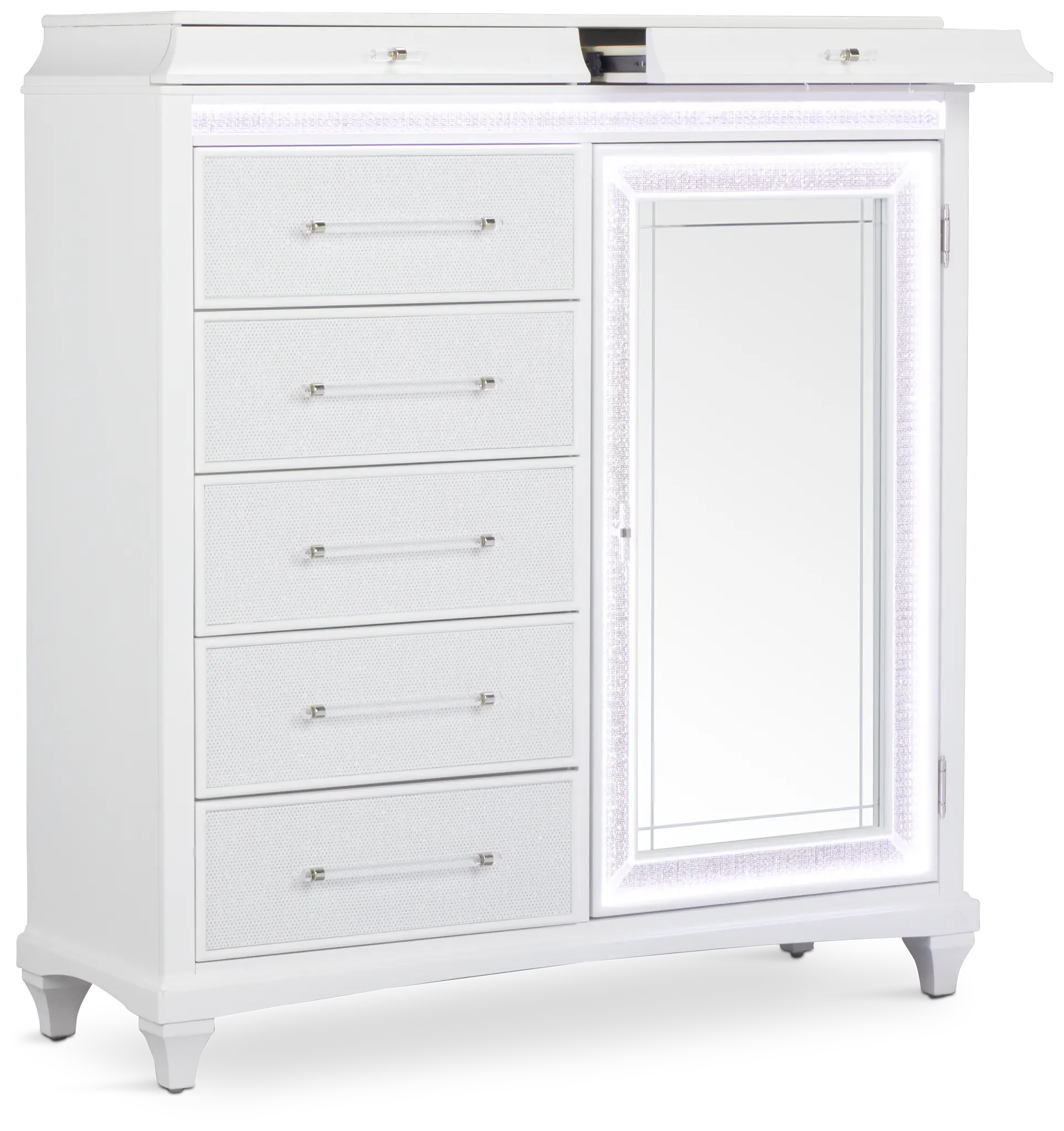 Milan White Door Chest Milan White Door Chest
