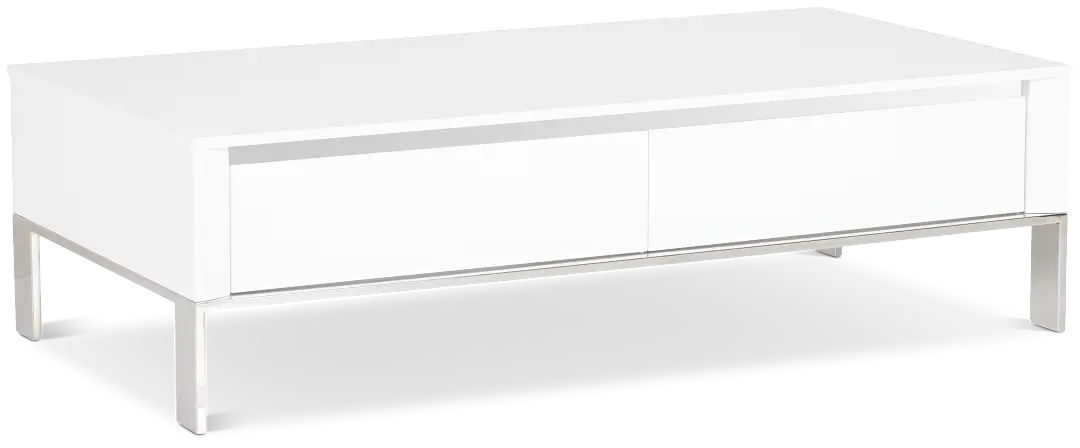 Vancouver White Rectangular Coffee Table Vancouver White Rectangular Coffee Table