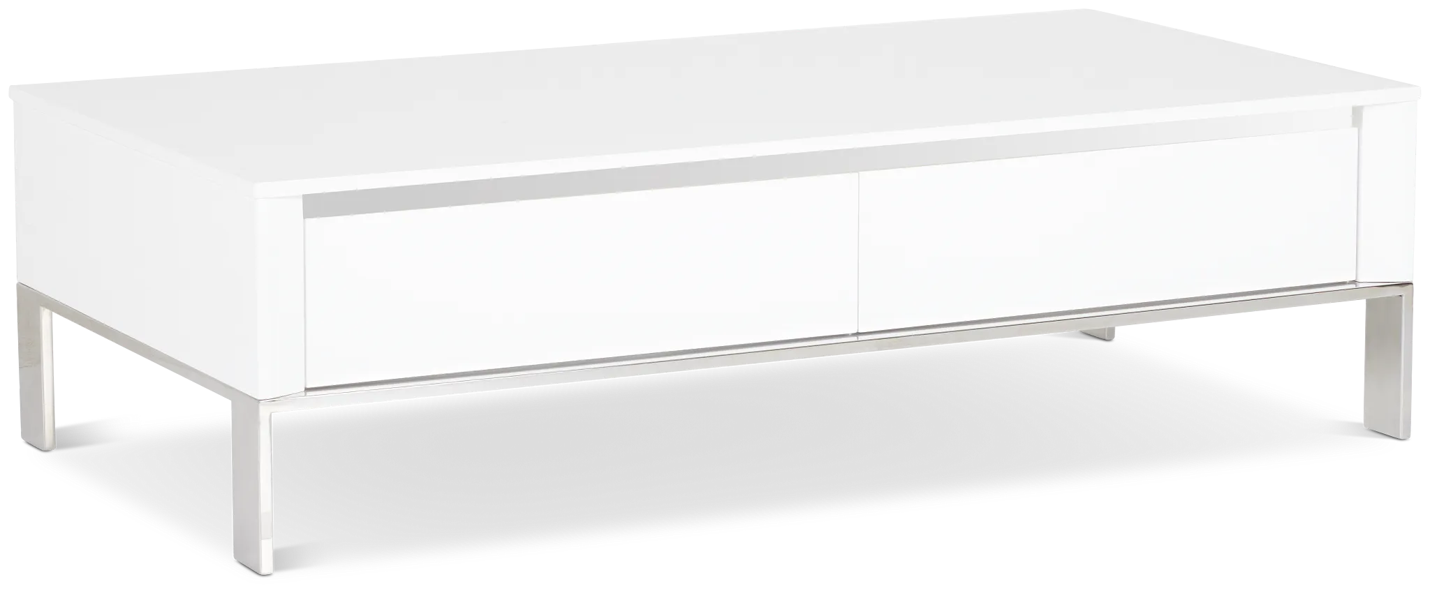 Vancouver White Rectangular Coffee Table