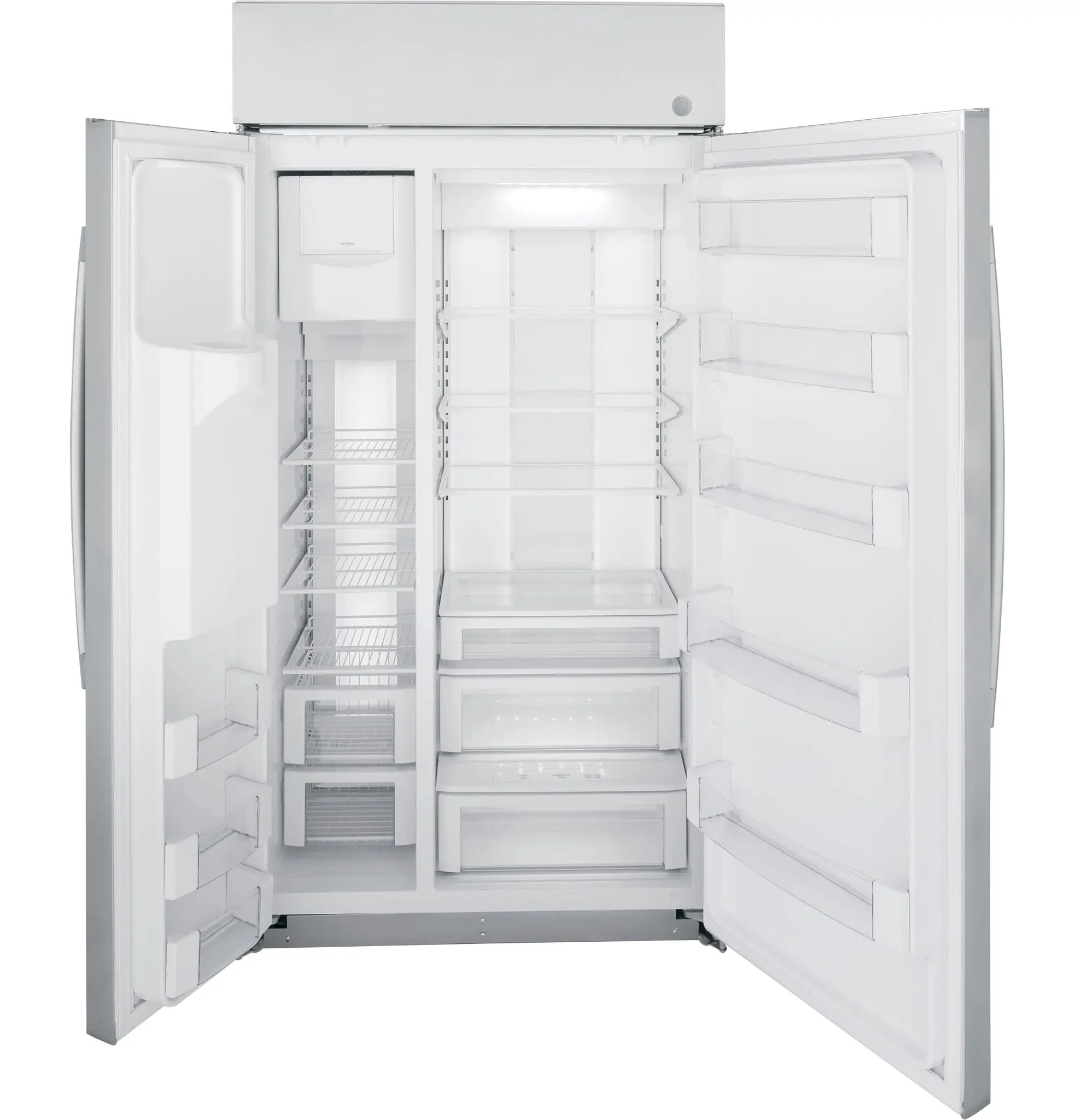Ge Profile 42 Series Stainless Steel Side By Side Refrigerator Ge Profile 42 Series Stainless Steel Side By Side Refrigerator