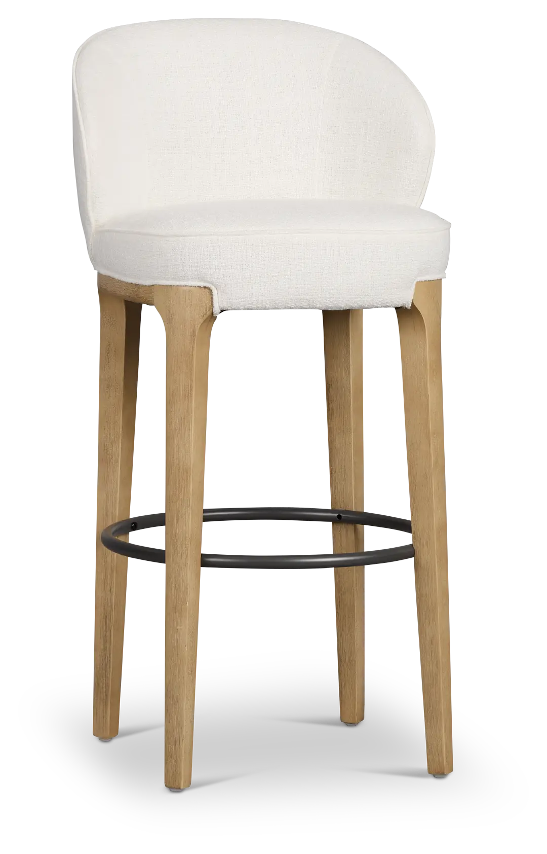 Libby Whitefabric 30" Upholstered Barstool Libby Whitefabric 30" Upholstered Barstool
