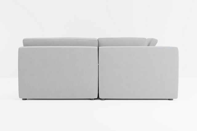 Destin Revenue Gray Fabric 6-piece Pit Sectional