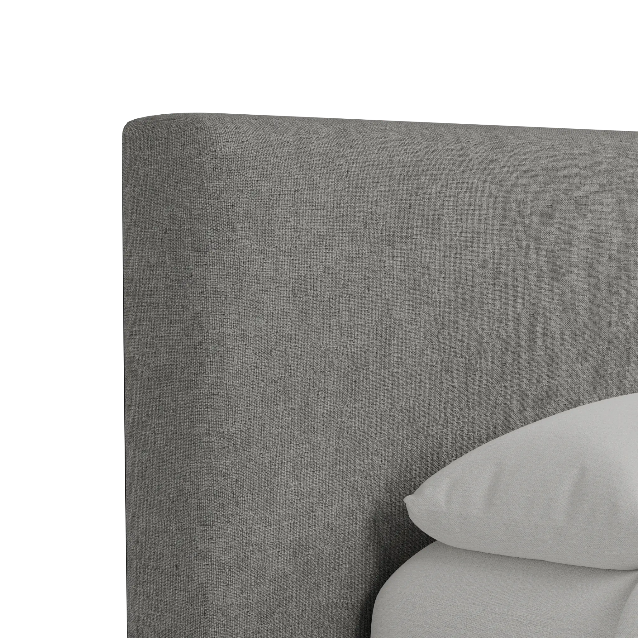 Grayton Linen 44" Upholstered Platform Bed Grayton Linen 44" Upholstered Platform Bed