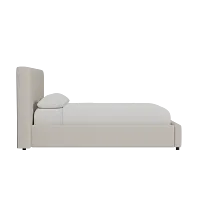 Grayton Suave Beige 44" Upholstered Platform Bed
