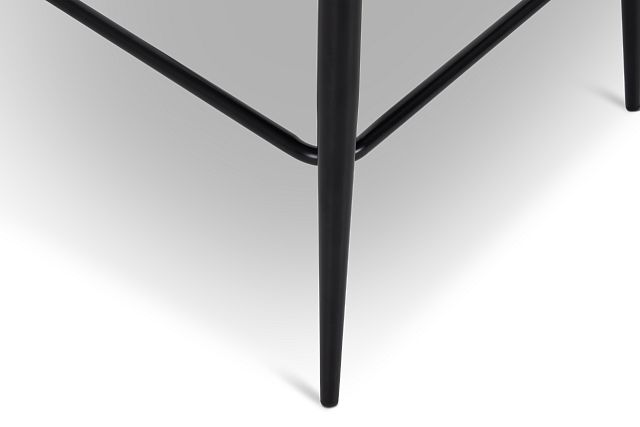 Cameo Dark Blue 27" Upholstered Barstool