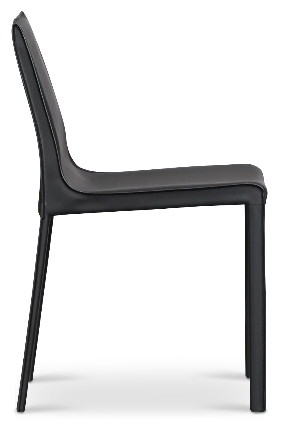Lagos Black Upholstered Side Chair Lagos Black Upholstered Side Chair