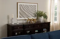 Ebony Beige Framed Wall Art