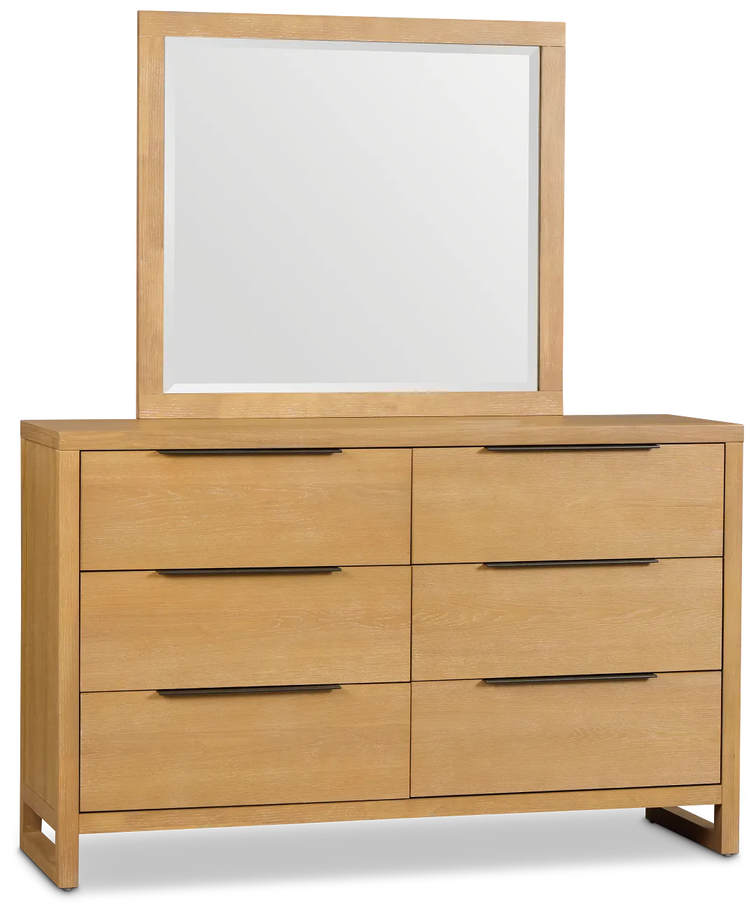 Williamsburg Light Tone Dresser & Mirror