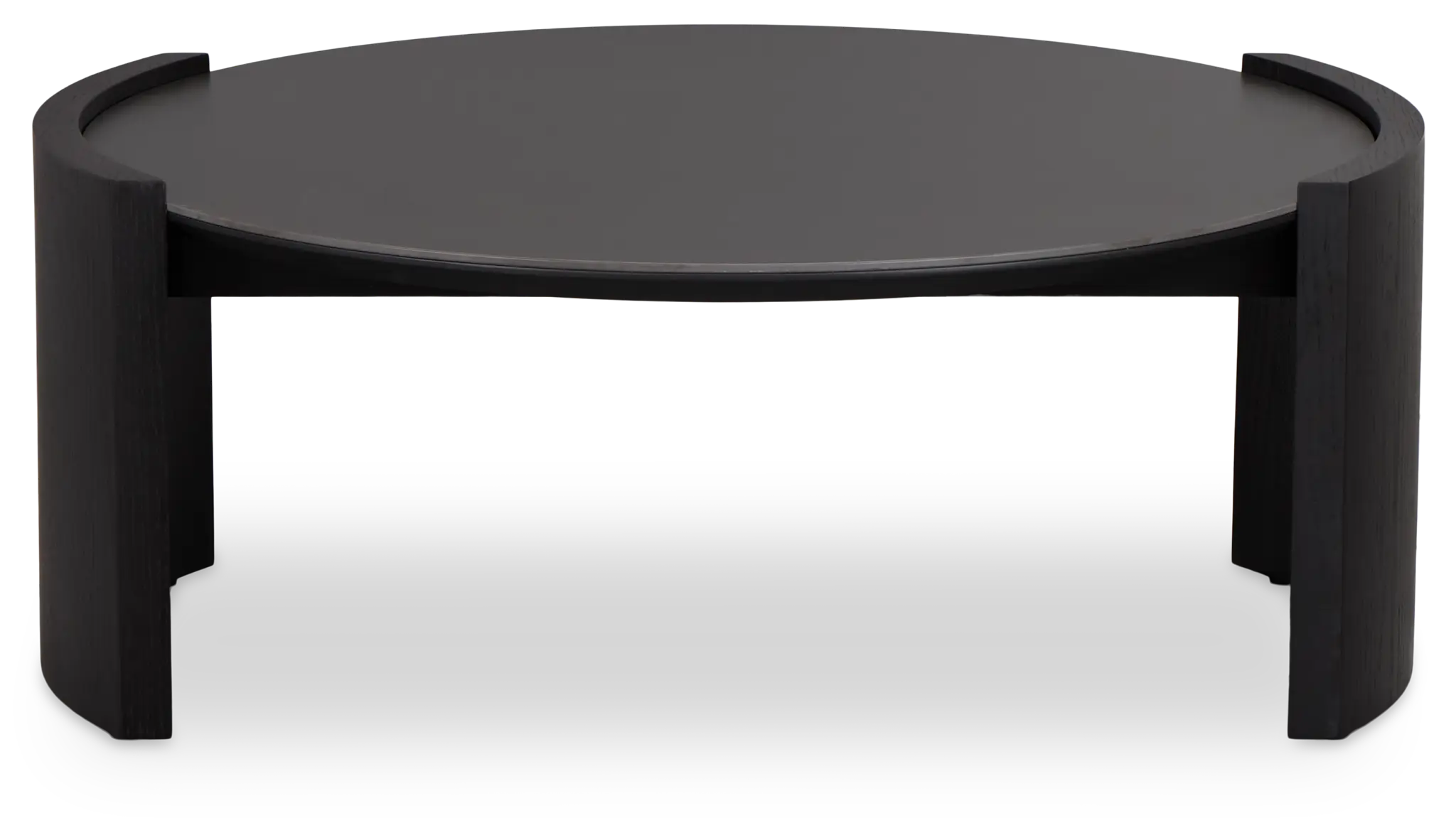 Nomad Black Ceramic Round Coffee Table Nomad Black Ceramic Round Coffee Table