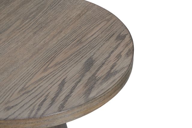 Alden Gray Round End Table