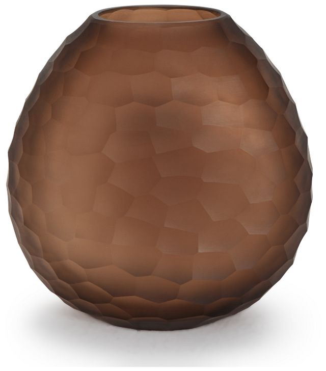 Joliet Brown Small Vase