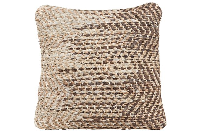Messi Brown Accent Pillow