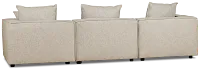Tatum Beige Fabric 3-piece Modular Sofa