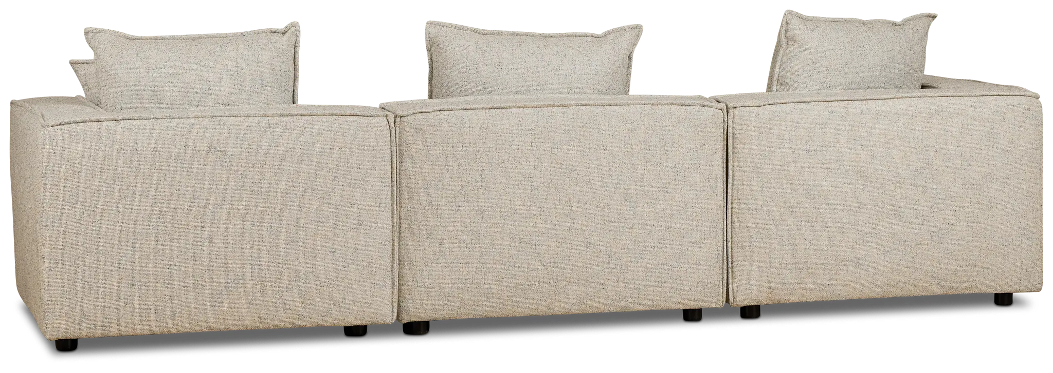 Tatum Beige Fabric 3-piece Modular Sofa Tatum Beige Fabric 3-piece Modular Sofa