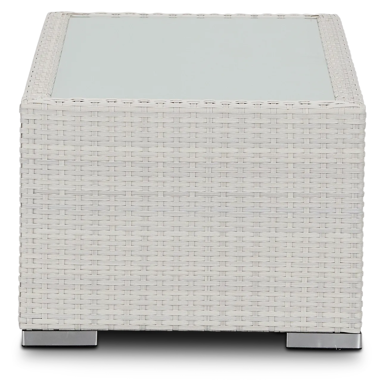 Biscayne White Rect Coffee Table