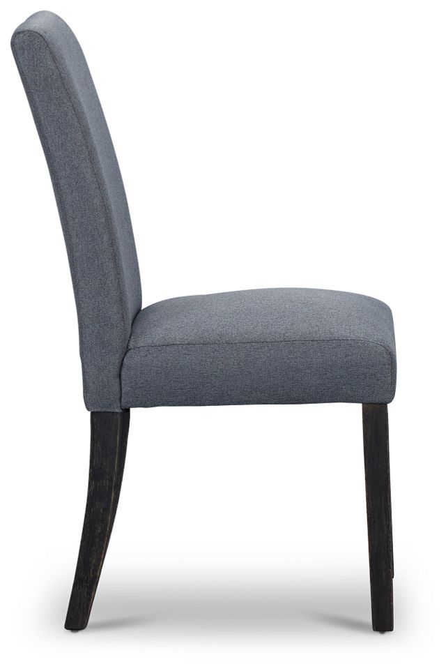 Dublin Dark Gray Dark Tone Upholstered Side Chair