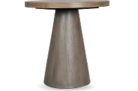 Alden Gray Round End Table