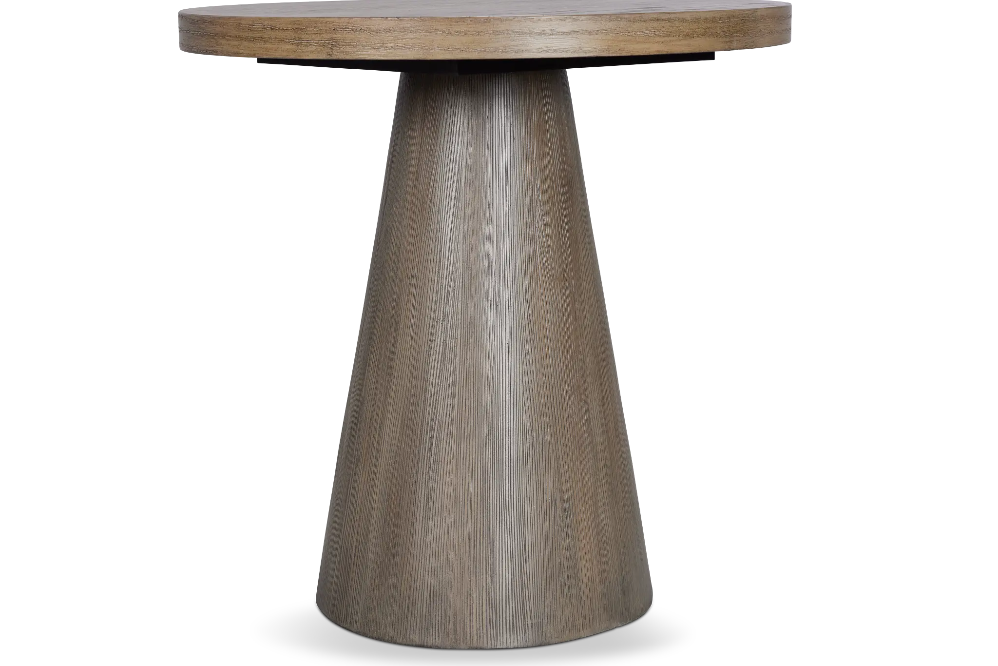 Alden Gray Round End Table Alden Gray Round End Table