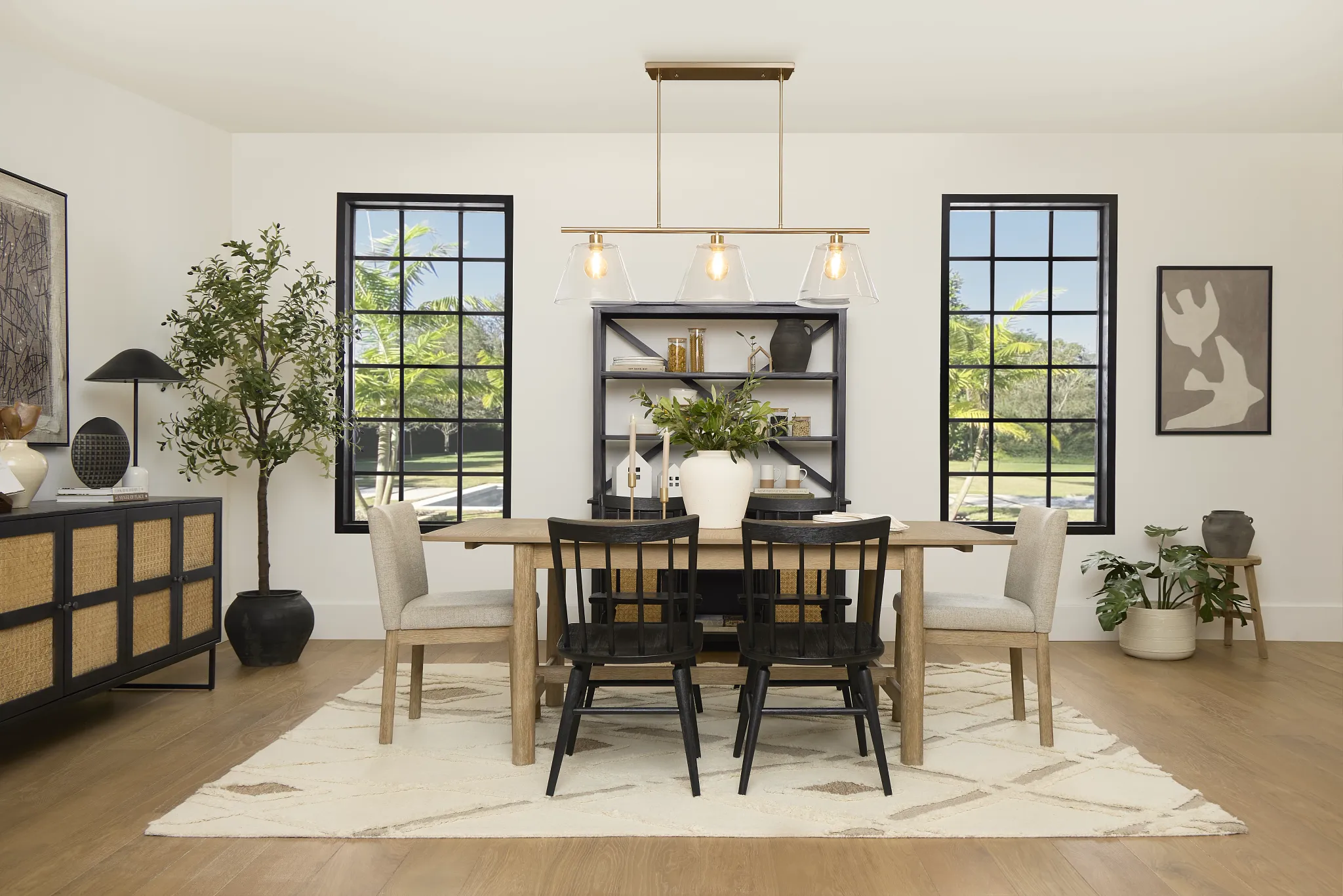 Taylor Light Tone Rectangular Table