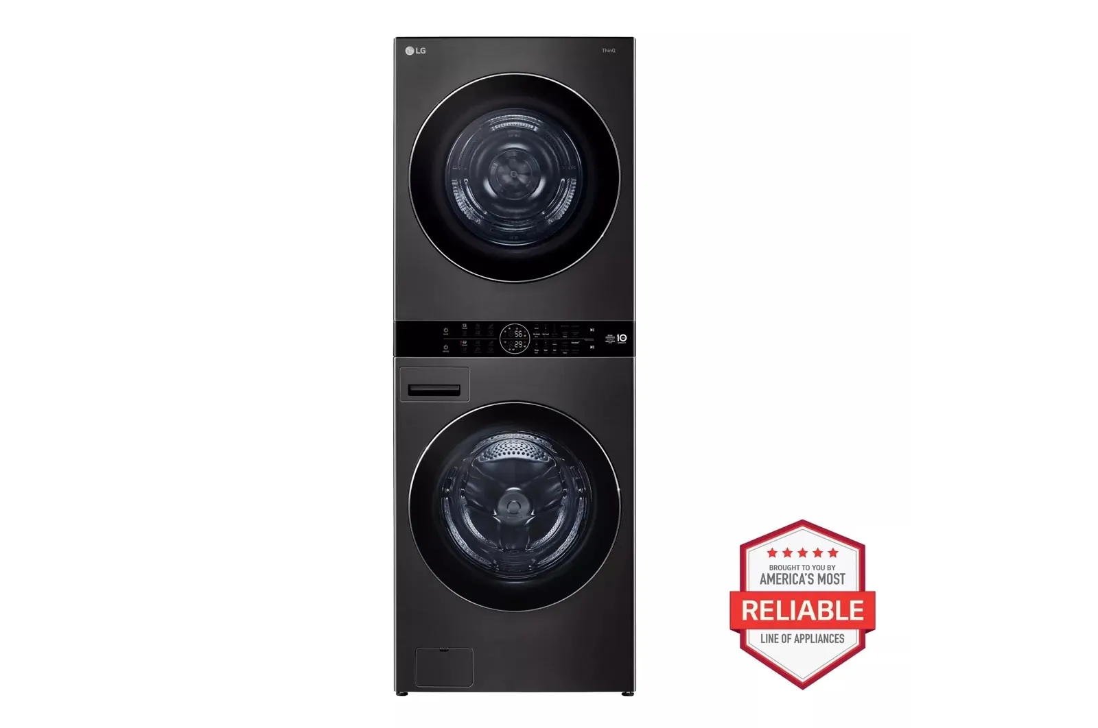 Lg 252 Series Black Electric Laundry Center