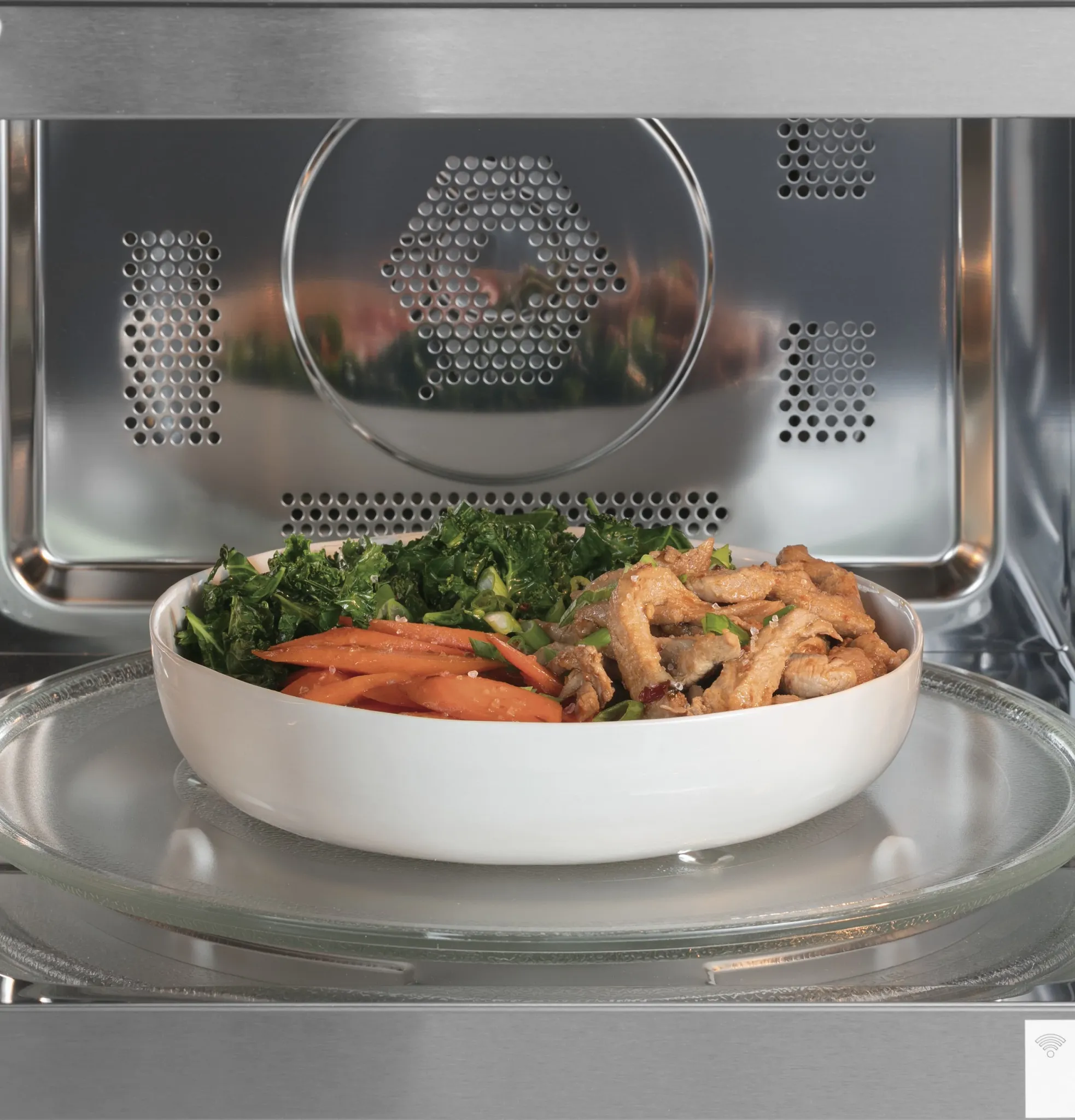 Cafe 15 Series Stainless Steel Built-in Microwave