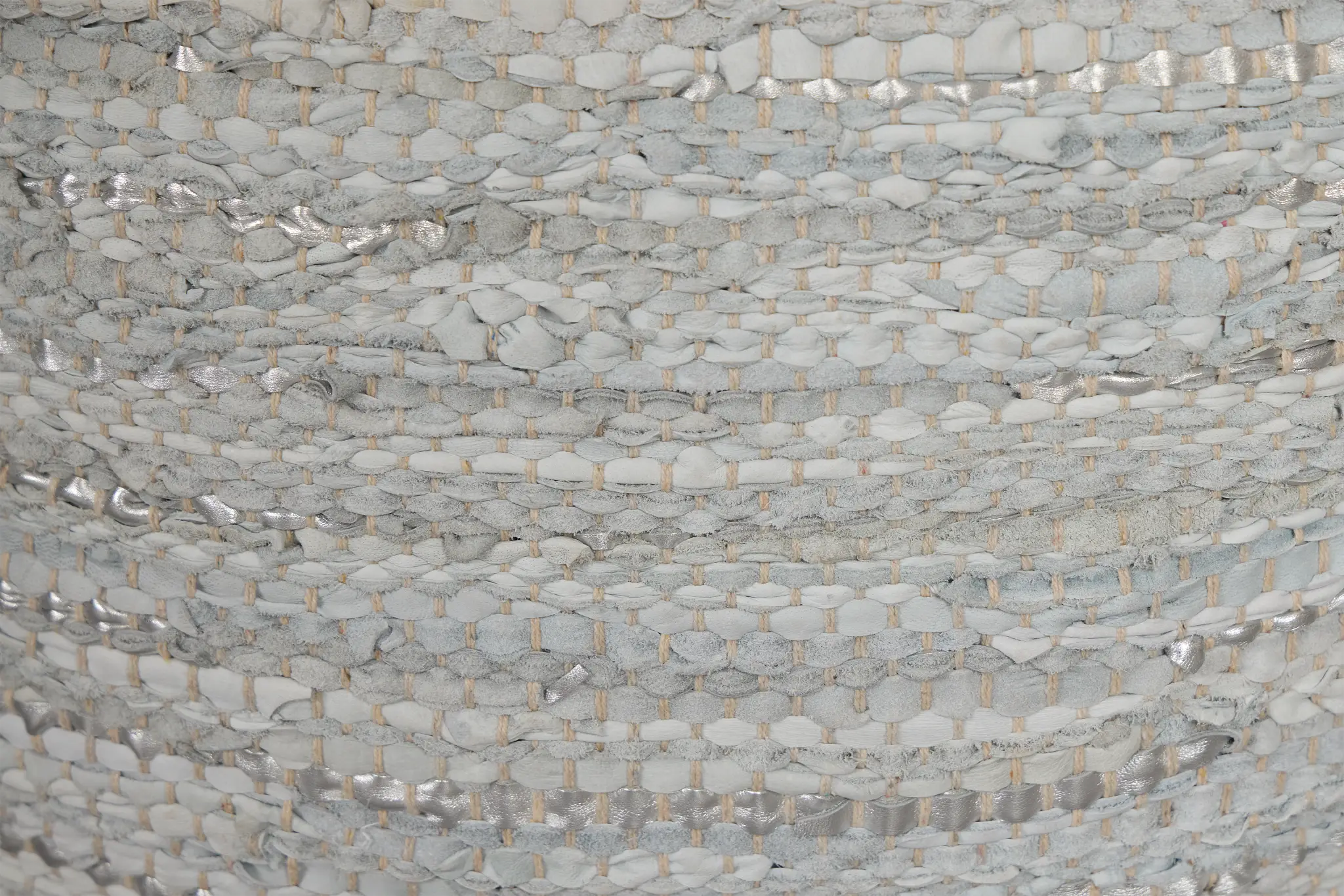 Ayana Silver Accent Pouf Ayana Silver Accent Pouf