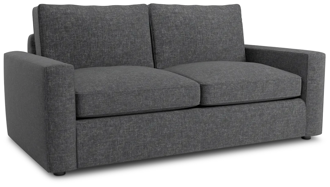 Siesta Delray Dark Gray Fabric Cooling Memory Foam Sleeper