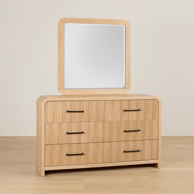 Lyndie Light Tone Dresser & Mirror