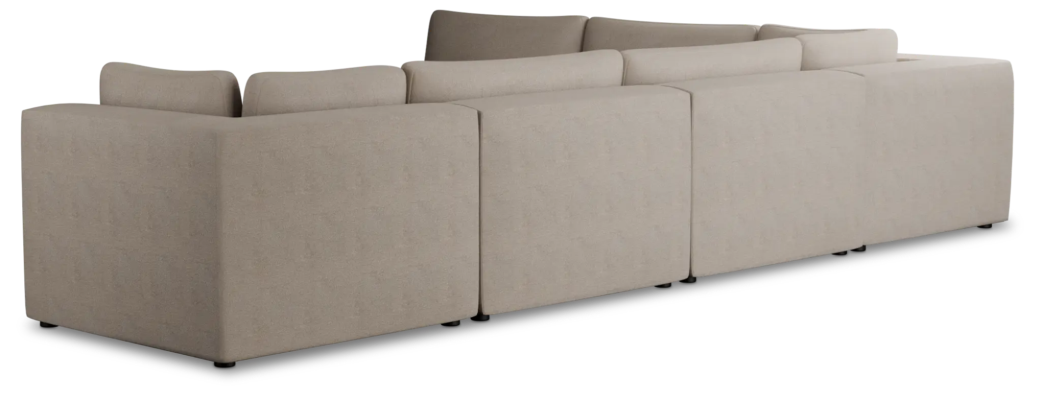 Destin Sutton Beige Fabric 6-piece Modular Sectional Destin Sutton Beige Fabric 6-piece Modular Sectional