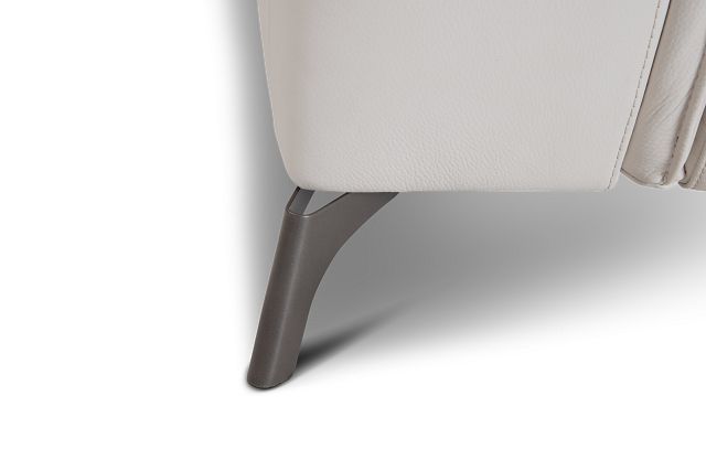 Pearson White Leather Sofa