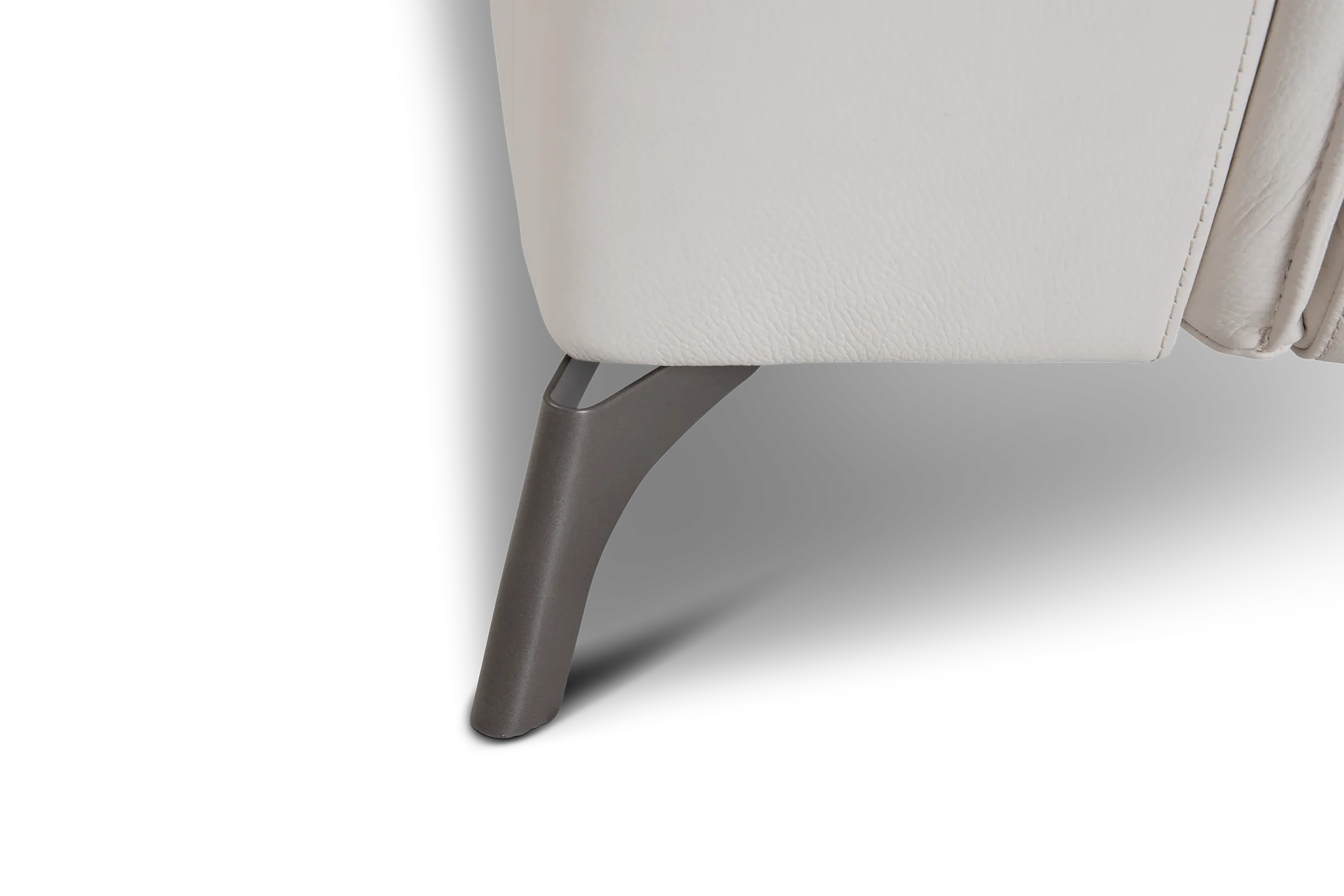 Pearson White Leather Sofa