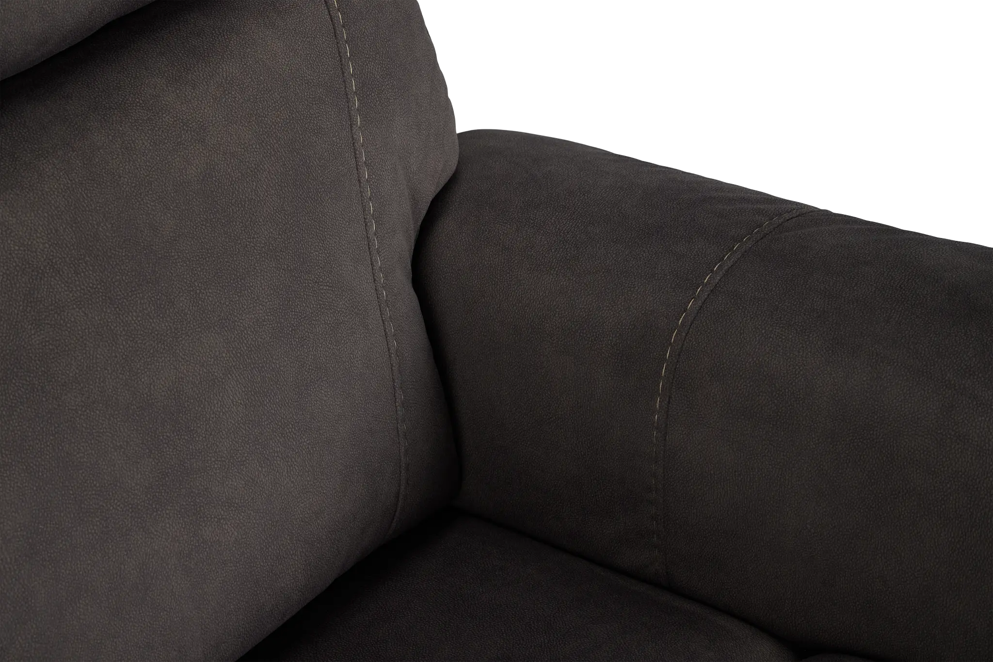 Wells Dark Brown Fabric Power Recliner With Heat And Massage Wells Dark Brown Fabric Power Recliner With Heat And Massage