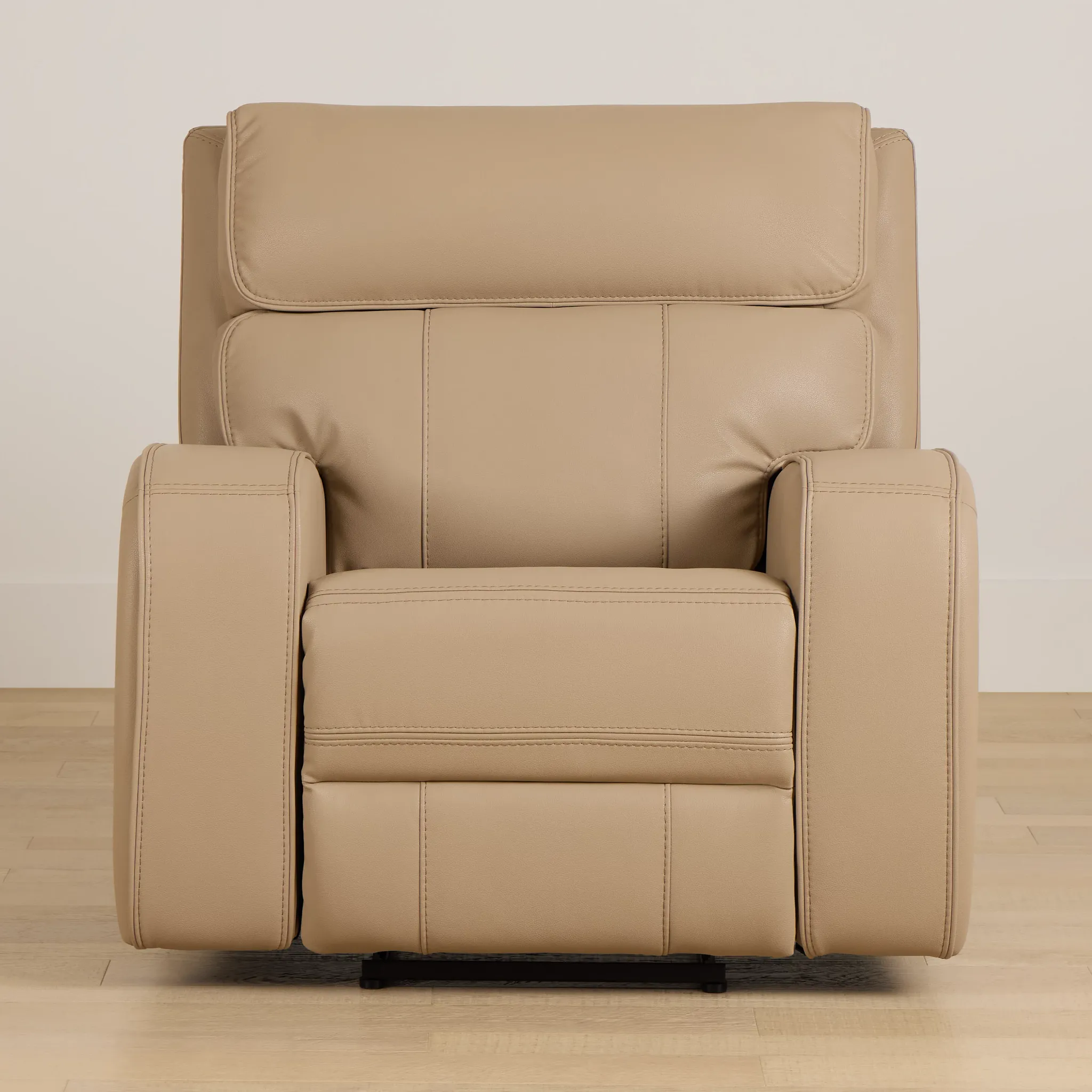 Rhett Taupe Micro Recliner