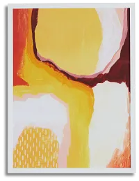 Bodie Orange Framed Wall Art