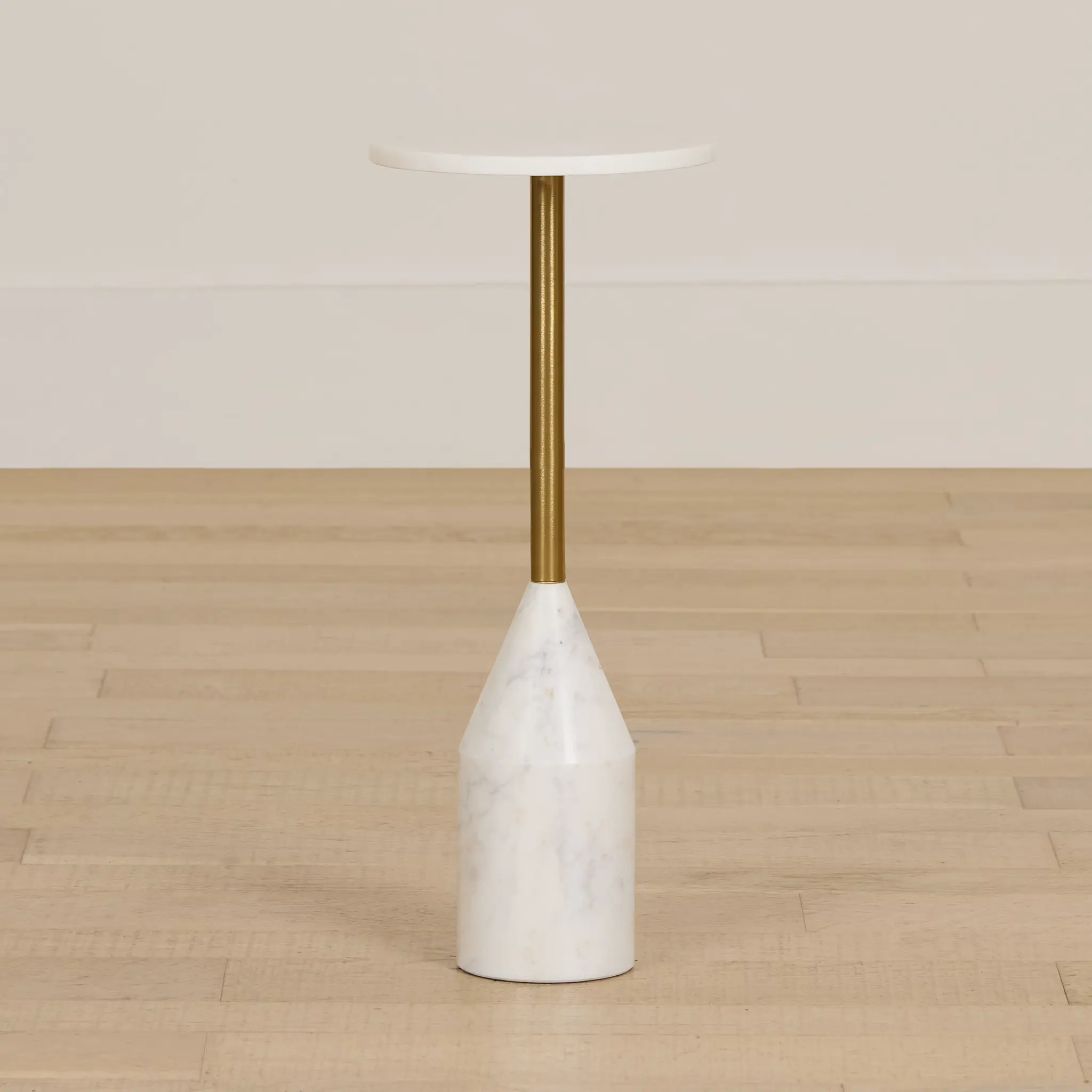 Neith White Stone Accent Table Neith White Stone Accent Table