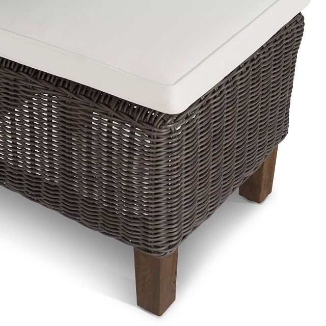 Canyon Gray White Woven Side Chair