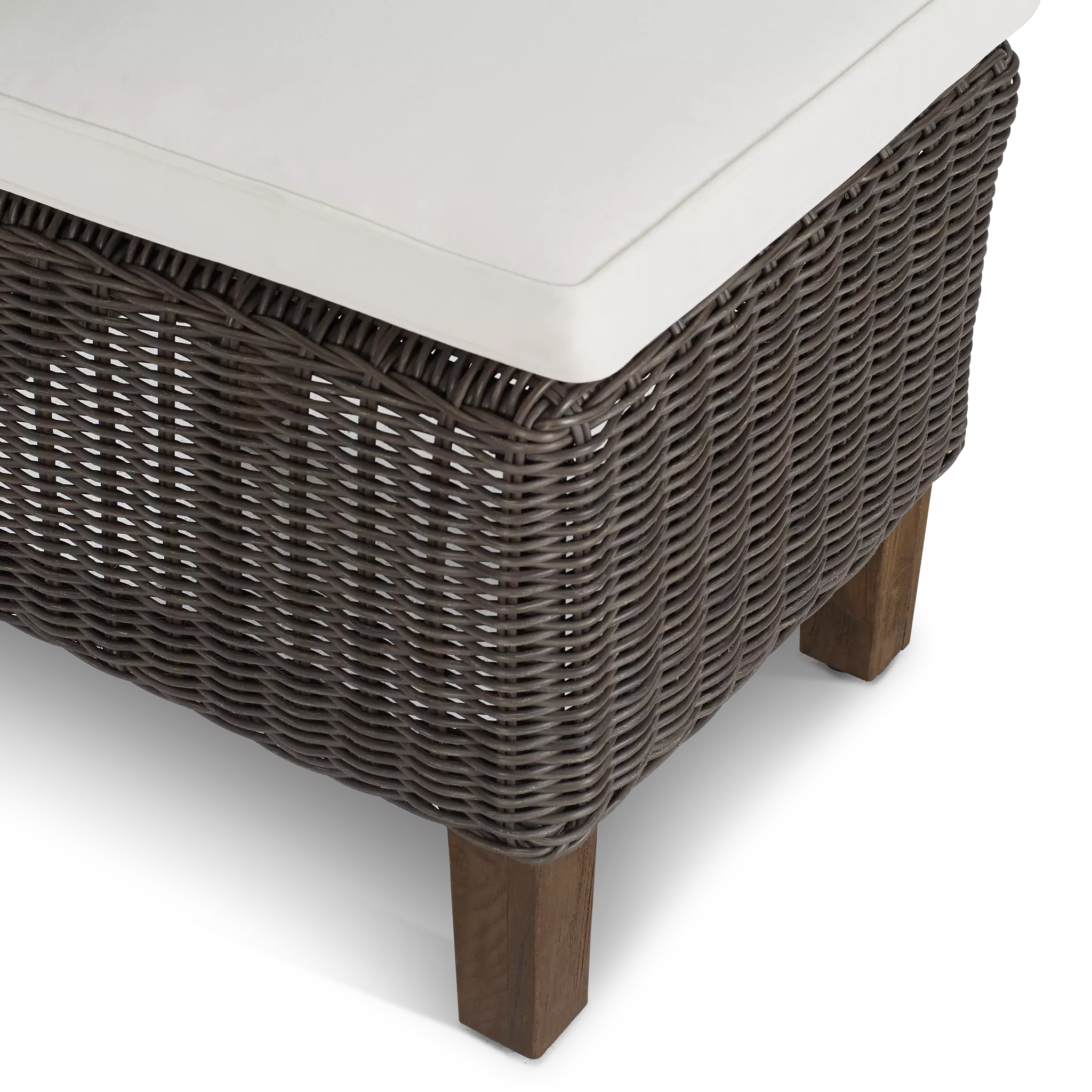 Canyon Gray White Woven Side Chair